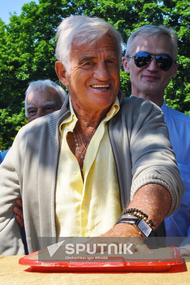French actor Jean-Paul Belmondo