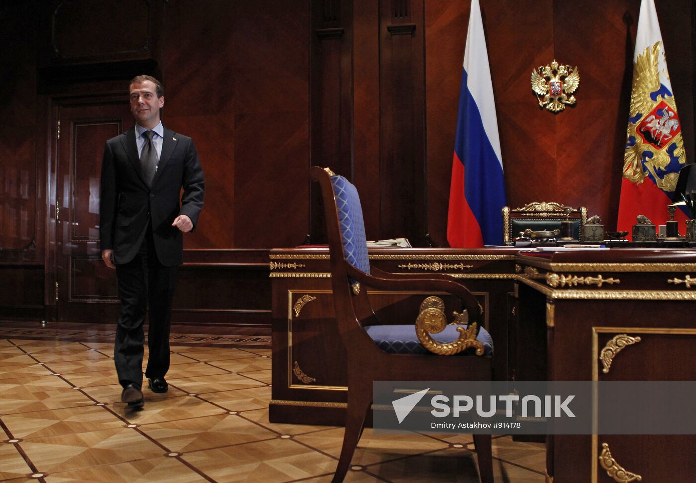 Dmitry Medvedev meets Aleksei Kudrin