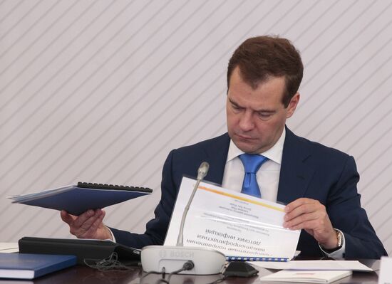 Dmitry Medvedev visits First Moscow State Medical University