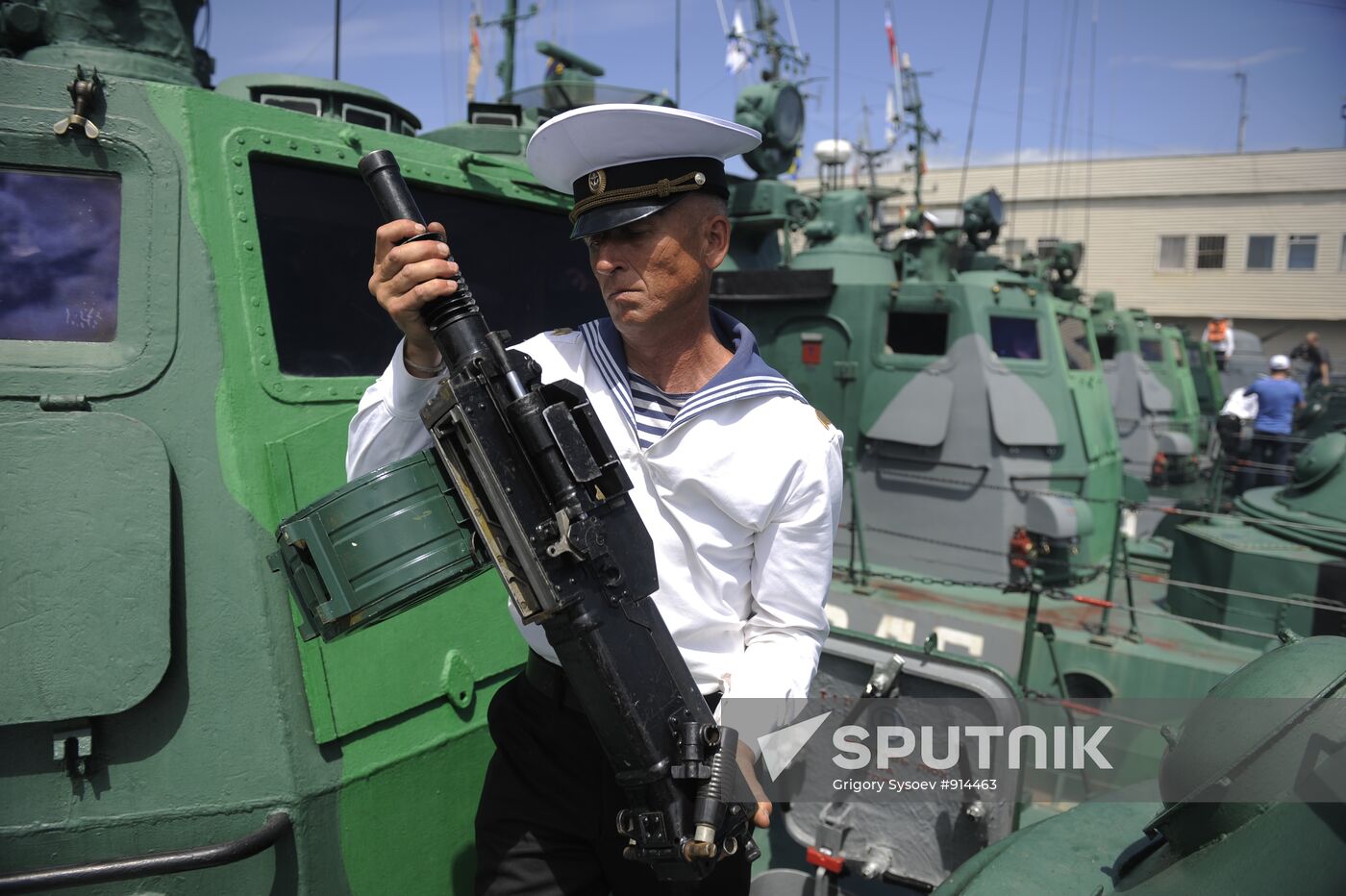Russian Navy's Caspian Flotilla routine
