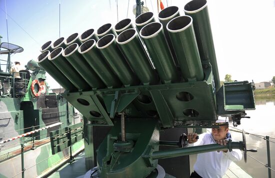 Russian Navy's Caspian Flotilla routine
