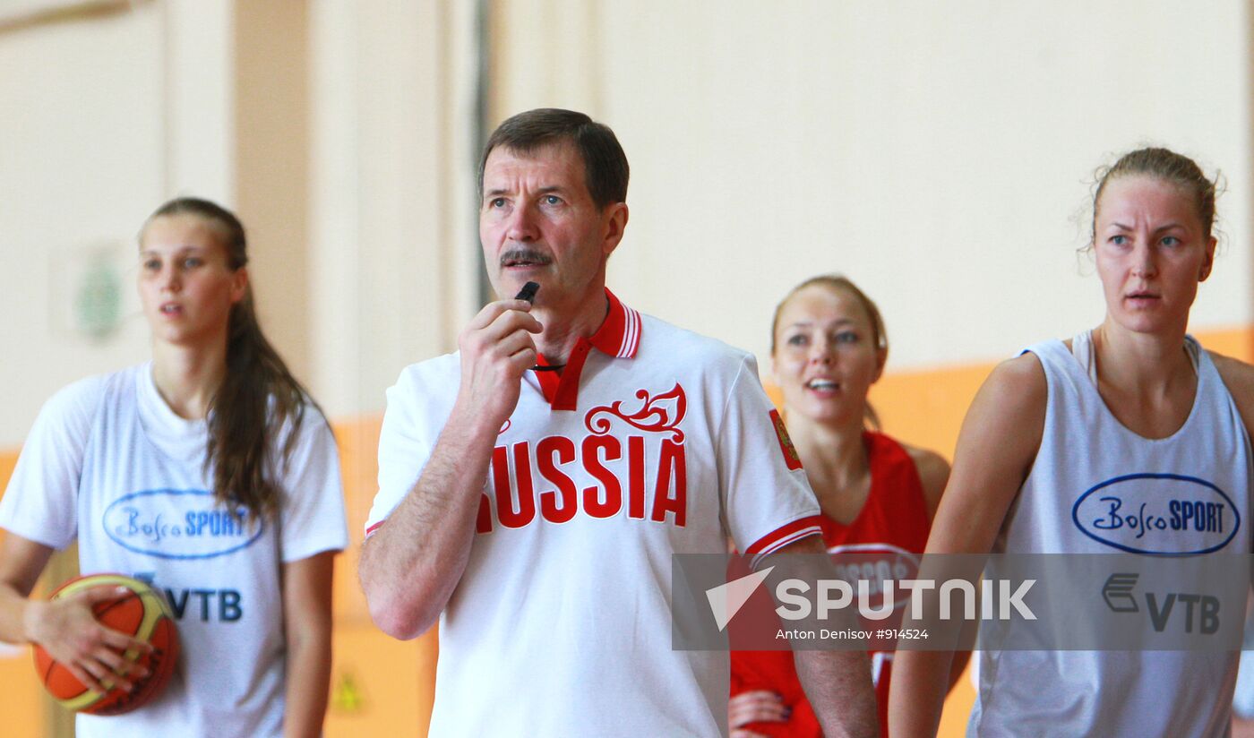 Basketball. Russian national team training