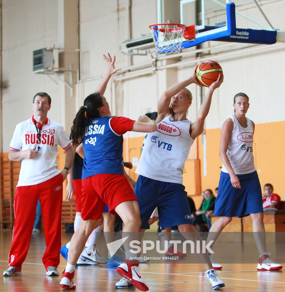 Basketball. Russian national team training