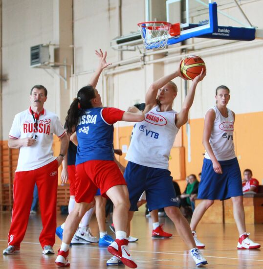 Basketball. Russian national team training