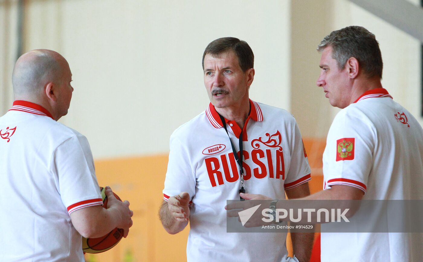 Basketball. Russian national team training