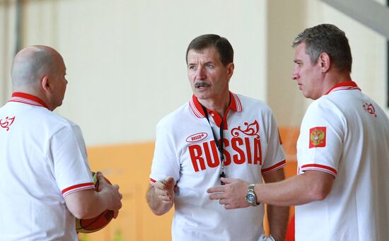 Basketball. Russian national team training