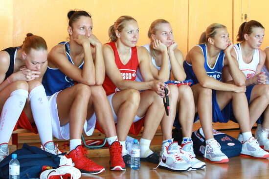 Basketball. Russian national team training