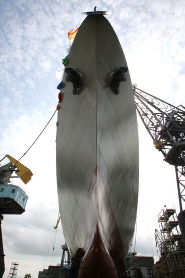 INS Trikand frigate for Indian Navy launched in Kaliningrad