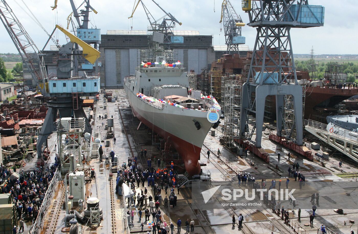 INS Trikand frigate for Indian Navy launched in Kaliningrad