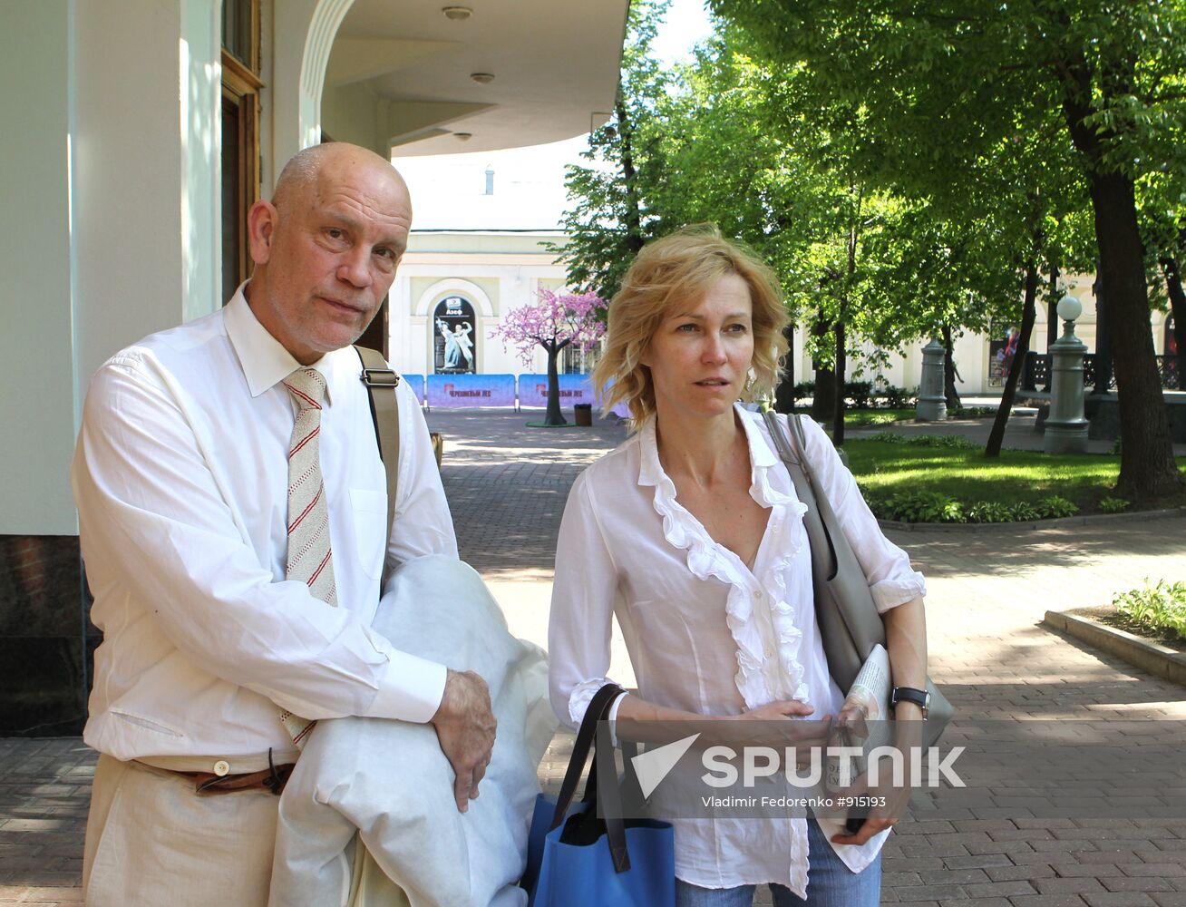 John Malkovich and Ingeborga Dapkunaite