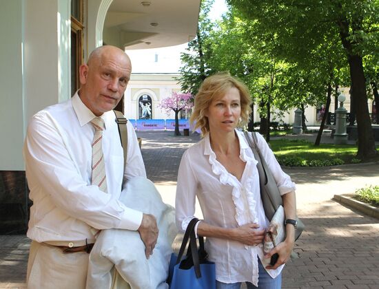 John Malkovich and Ingeborga Dapkunaite