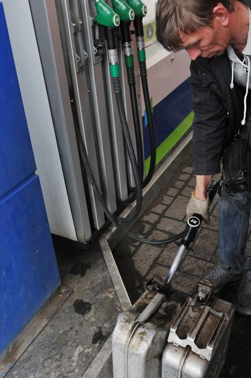 Gasoline station in St.Petersburg
