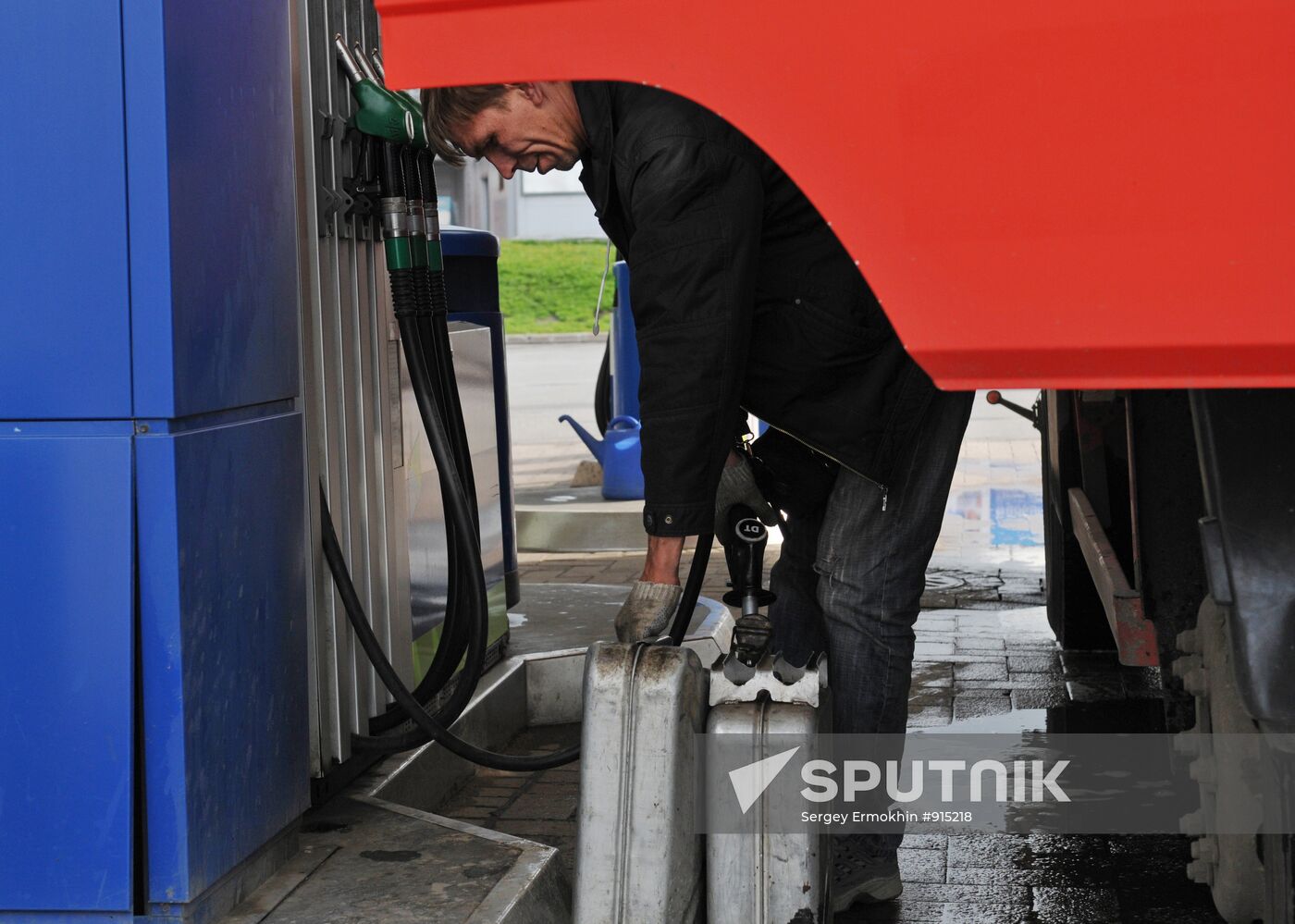 Gasoline station in St.Petersburg