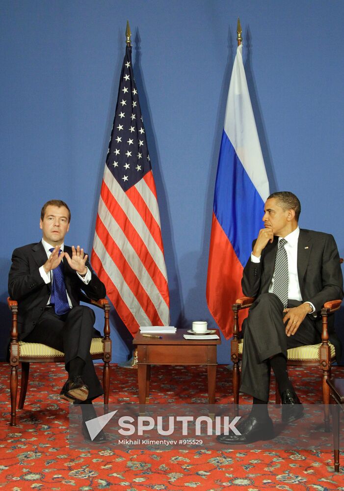 Dmitry Medvedev attends G8 summit in Deauville, France