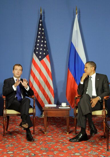 Dmitry Medvedev attends G8 summit in Deauville, France