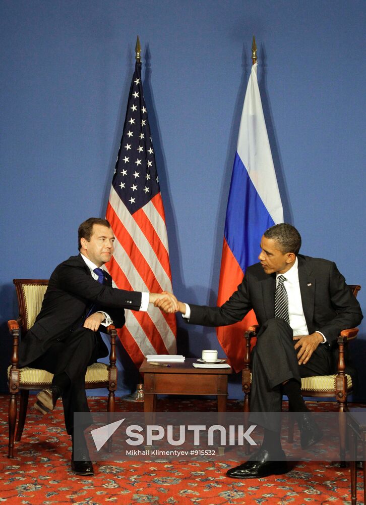 Dmitry Medvedev attends G8 summit in Deauville, France