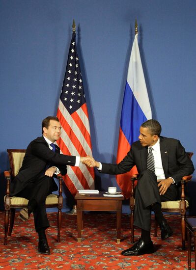 Dmitry Medvedev attends G8 summit in Deauville, France