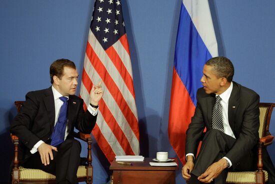 Dmitry Medvedev attends G8 summit in Deauville, France