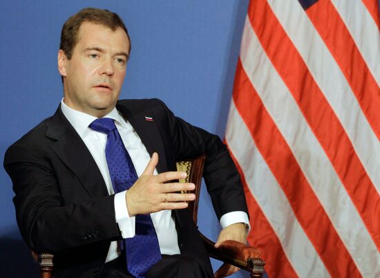Dmitry Medvedev attends G8 summit in Deauville, France