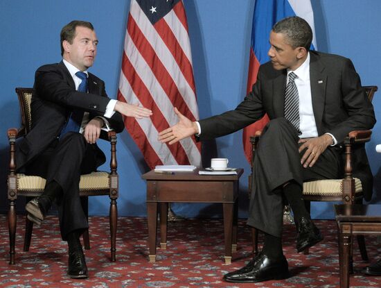 Dmitry Medvedev attends G8 summit in Deauville, France