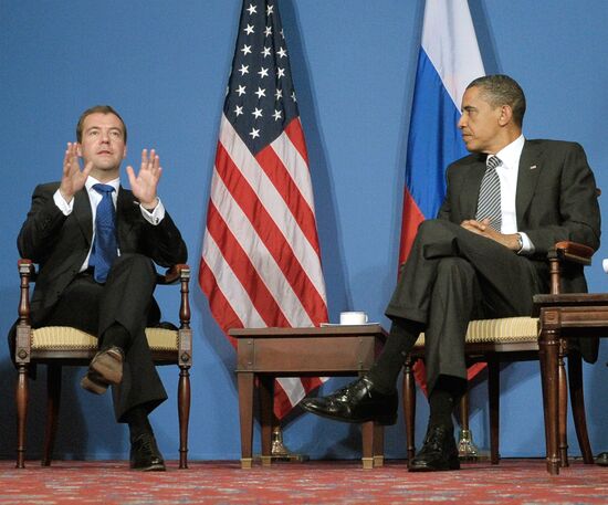 Dmitry Medvedev attends G8 summit in Deauville, France