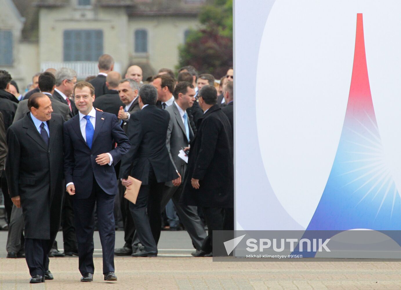 Dmitry Medvedev attends G8 summit in Deauville, France