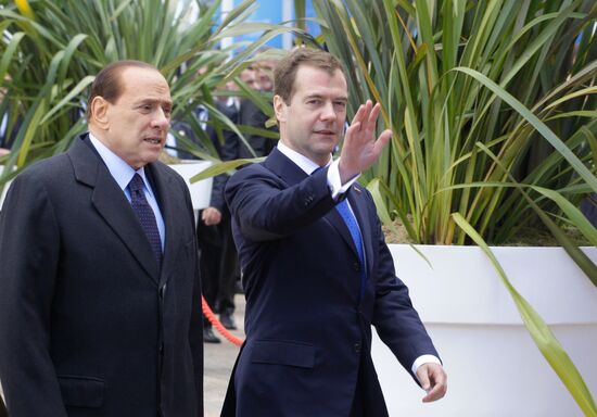 Dmitry Medvedev attends G8 summit in Deauville, France