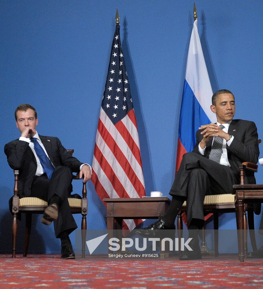 Dmitry Medvedev attends G8 summit in Deauville, France