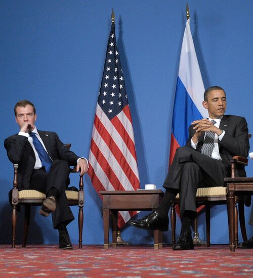 Dmitry Medvedev attends G8 summit in Deauville, France