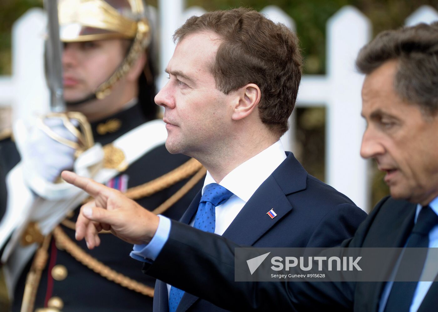 Dmitry Medvedev attends G8 summit in Deauville