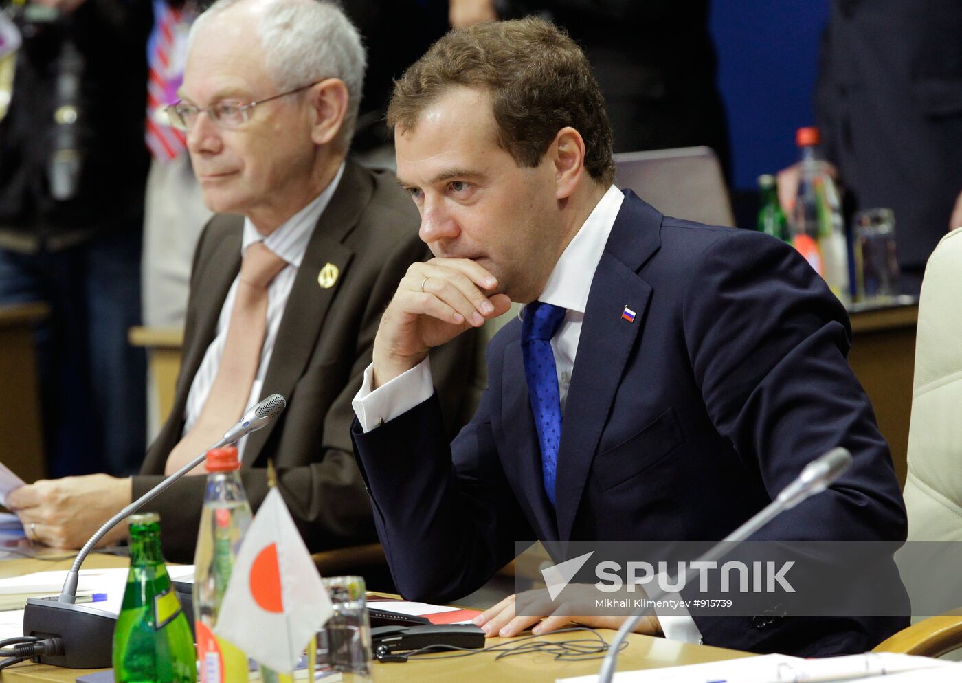 Dmitry Medvedev attends G8 summit in Deauville