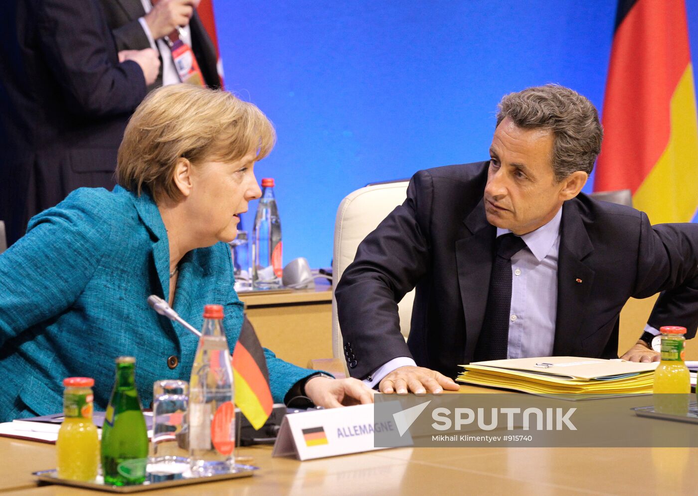 Angela Merkel, Nicolas Sarkozy