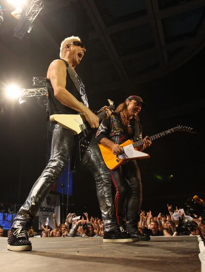 Scorpions give farewell concert in Moscow