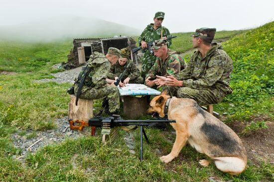 Russian-Georgian border
