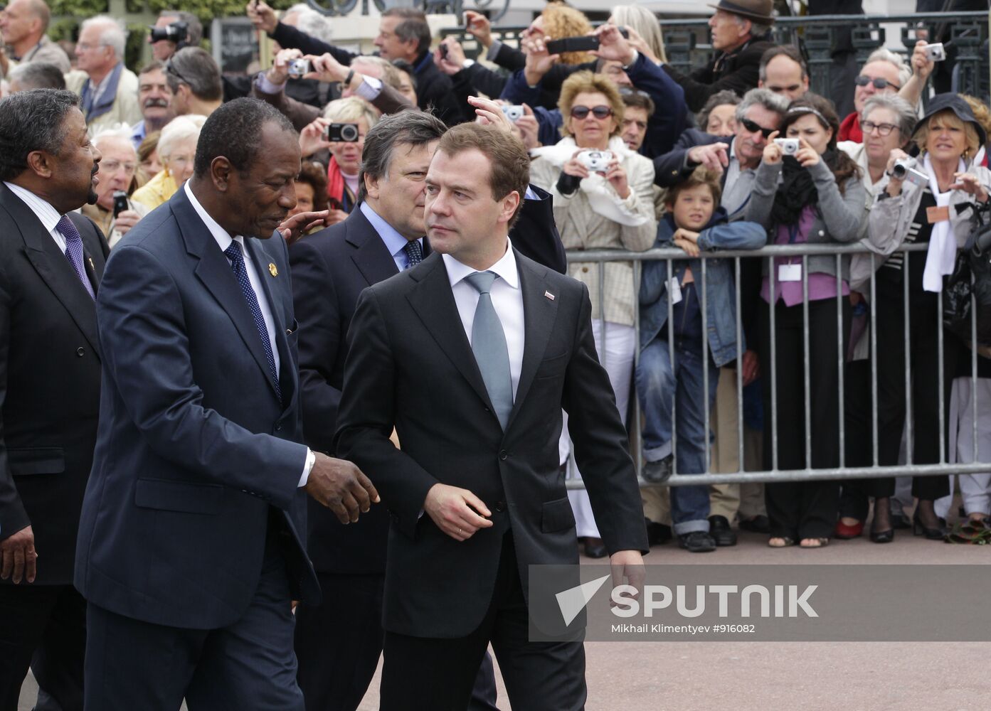 Dmitry Medvedev attends G8 summit in Deauville