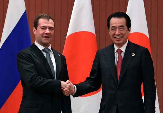Dmitry Medvedev attends G8 summit in Deauville