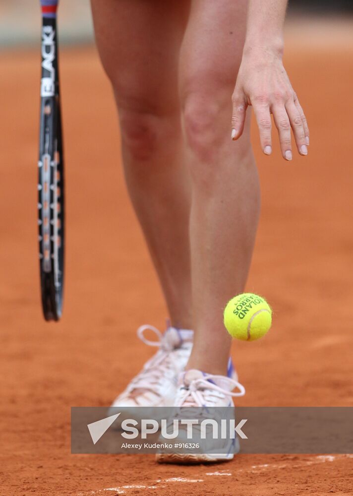 Tennis. 2011 Roland Garros. Day Six