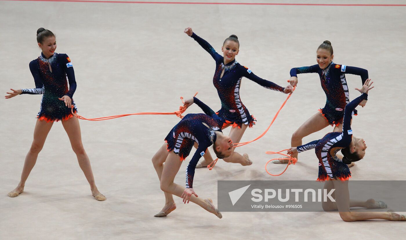 European Rhythmic Gymnastics Championships. Day 2