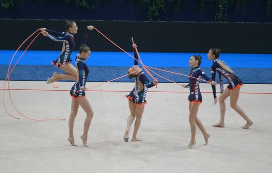 European Rhythmic Gymnastics Championships. Day 2