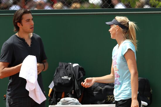 Maria Sharapova and Sasha Vujačić
