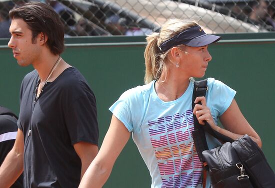 Maria Sharapova and Sasha Vujačić