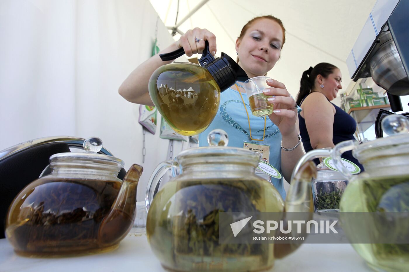 8th World Tea and Coffee Festival fair at Kolomenskoye