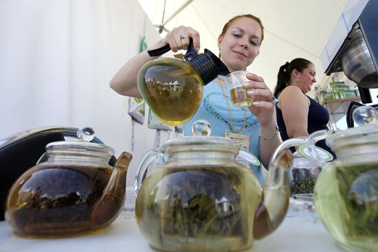 8th World Tea and Coffee Festival fair at Kolomenskoye