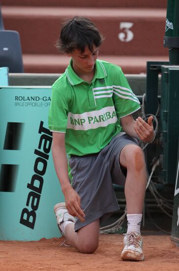Tennis. 2011 Roland Garros. Seventh day