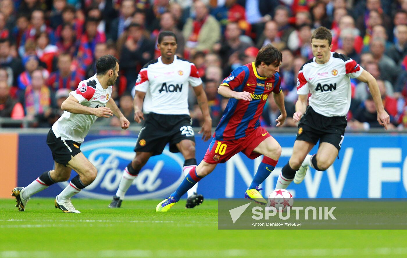 UEFA Champions League Final. Manchester United vs. Barcelona