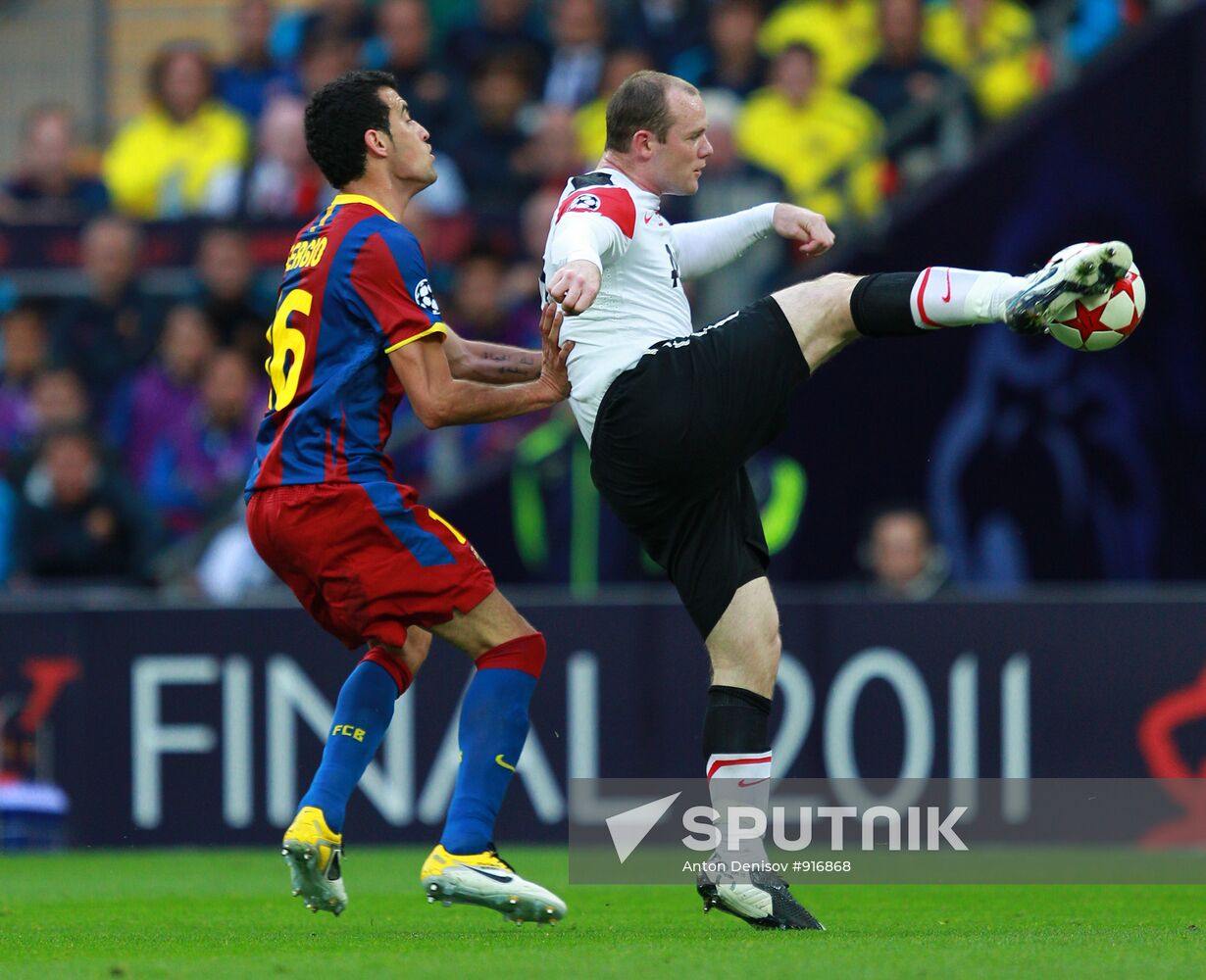 UEFA Champions League Final. Manchester United vs. Barcelona