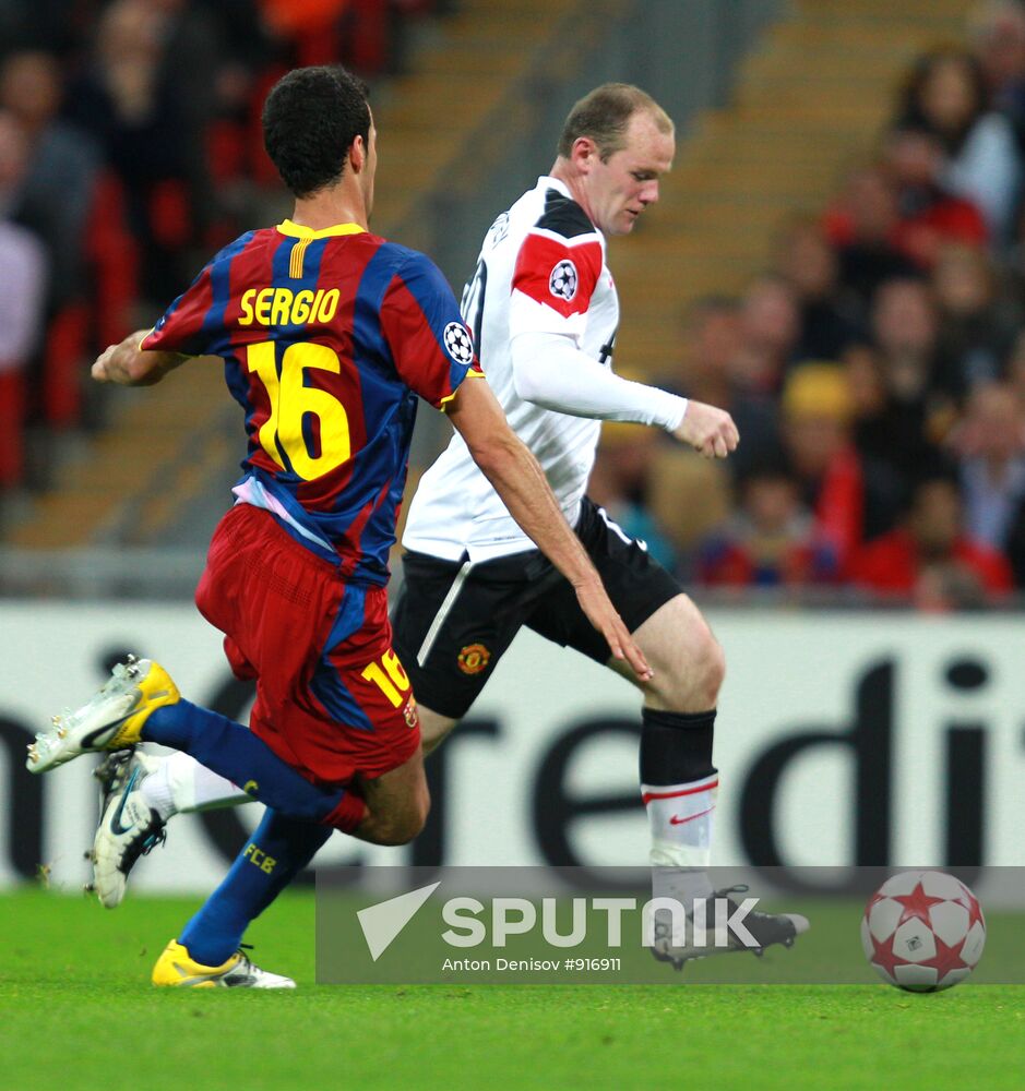 UEFA Champions League Final. Manchester United vs. Barcelona