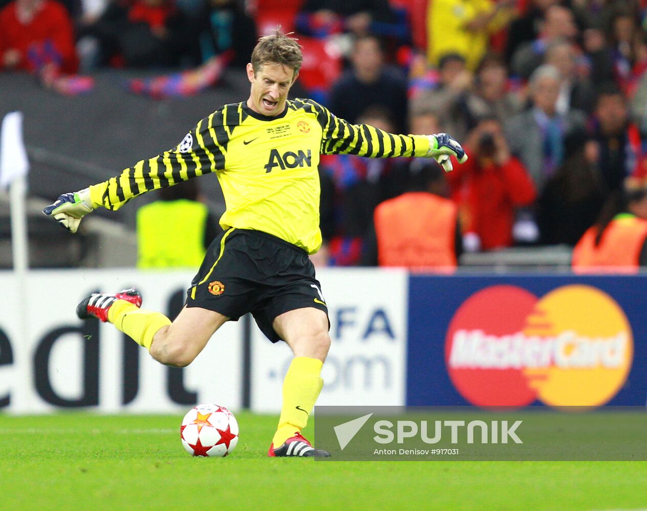 Football Champions League. Match Barcelona - Manchester United