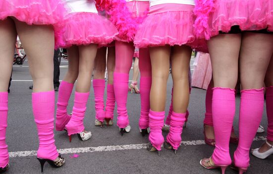 International Blonde Parade held in Riga