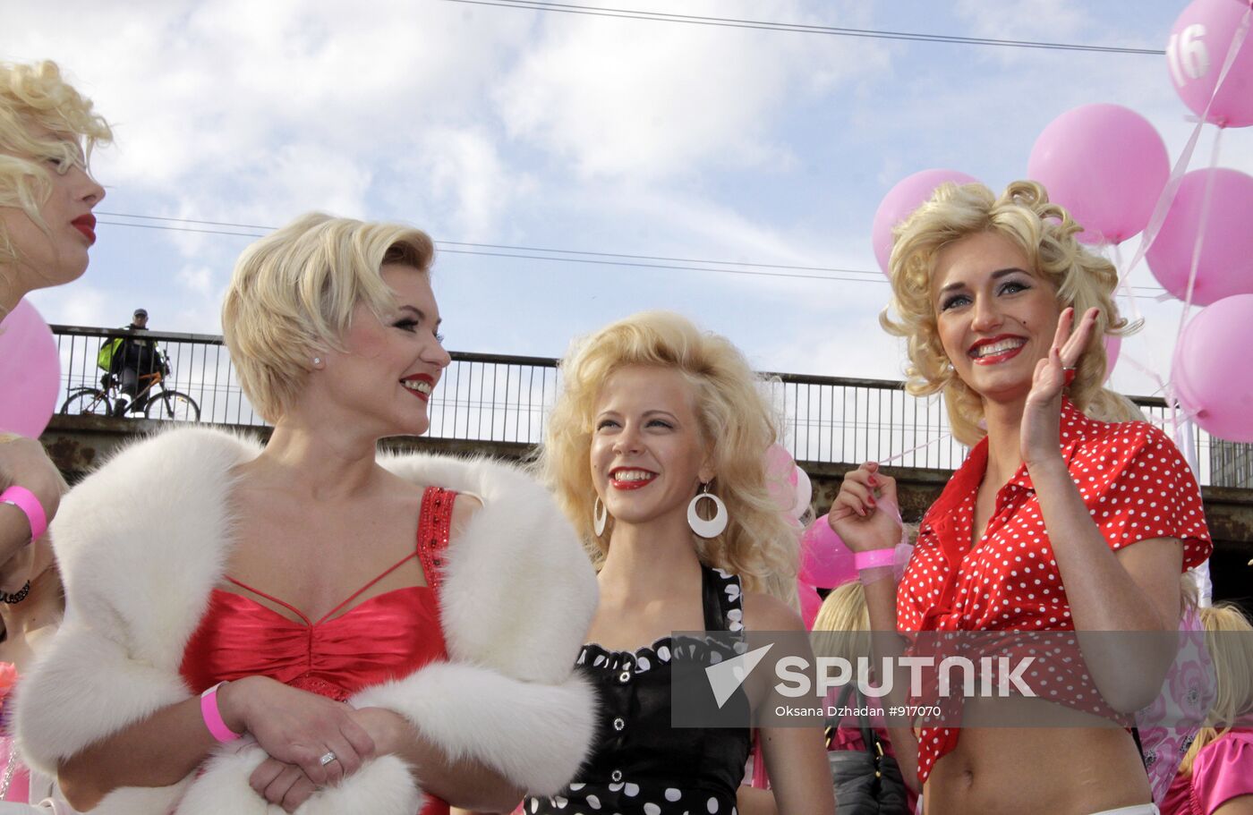 International Blonde Parade held in Riga